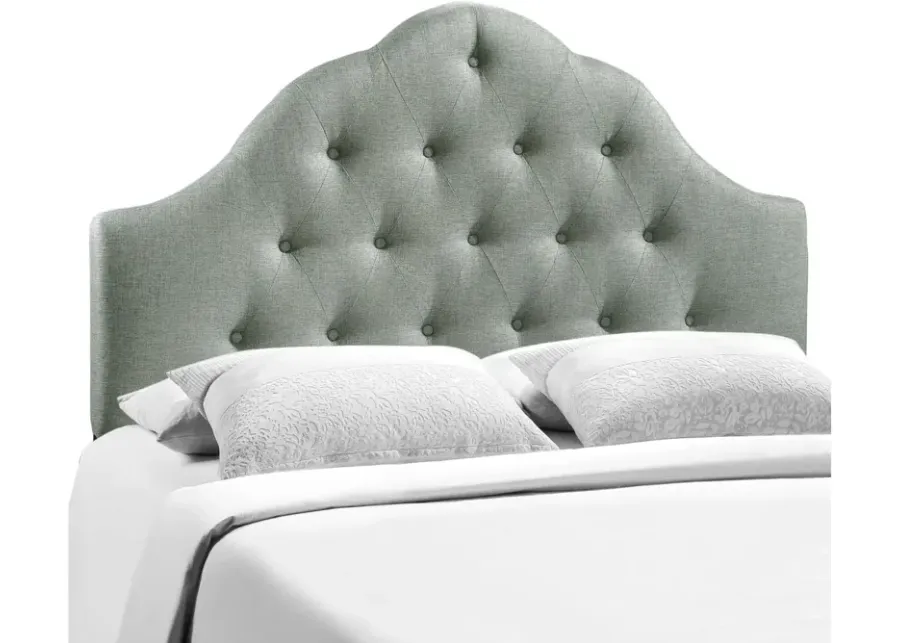 Sovereign King Upholstered Fabric Headboard in Grey