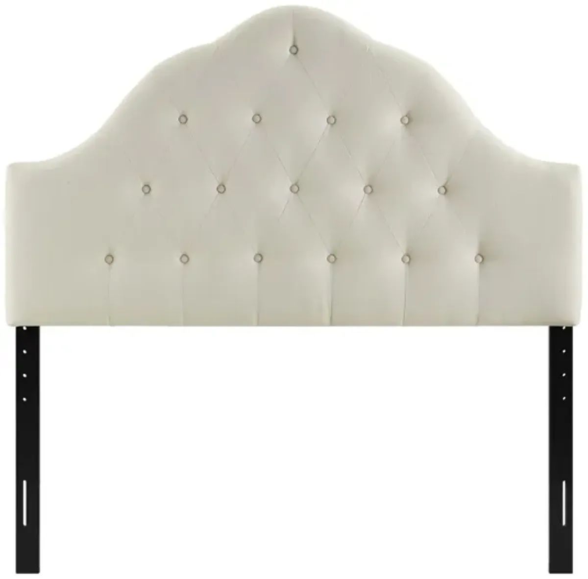 Sovereign King Upholstered Fabric Headboard in Ivory