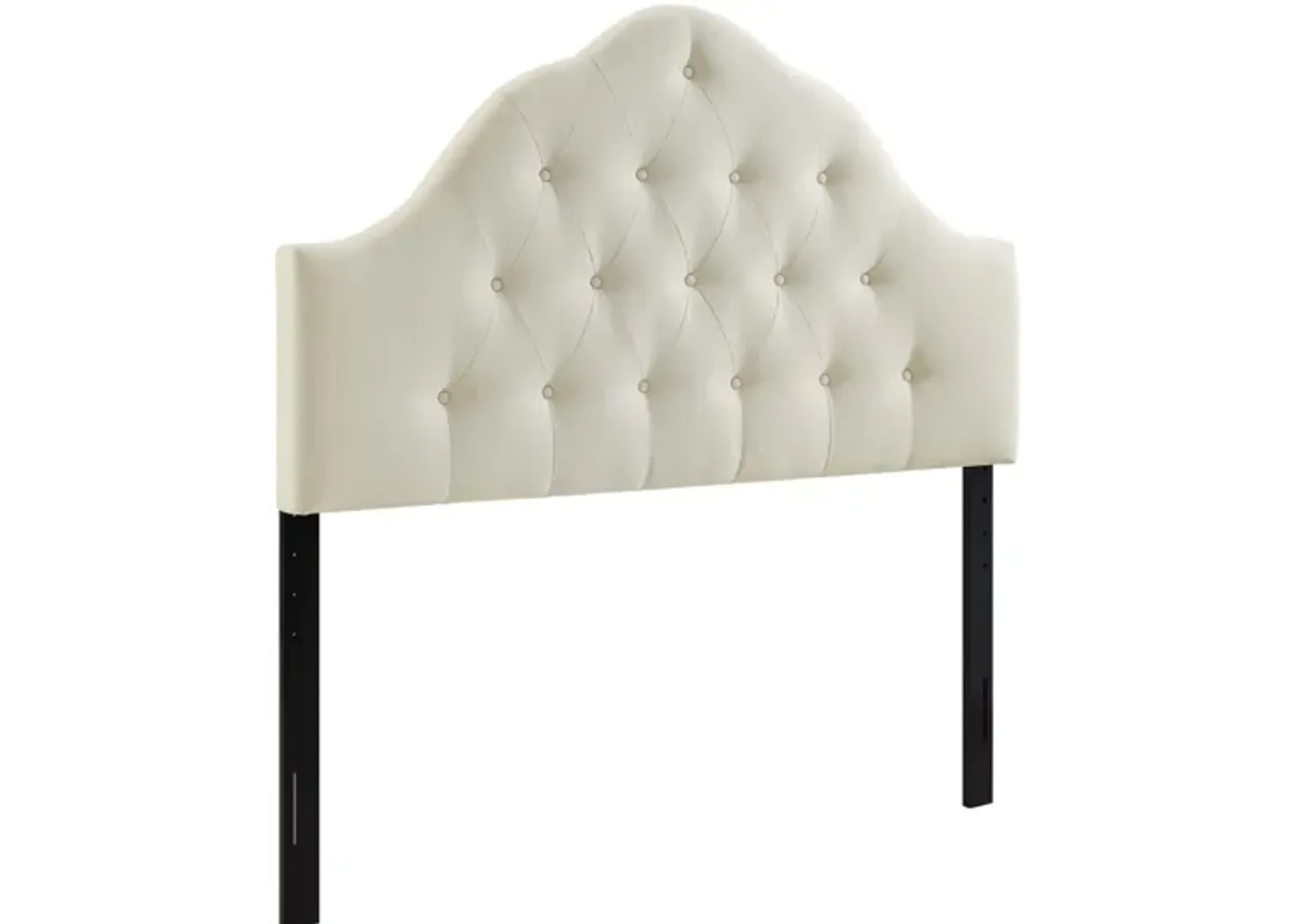 Sovereign King Upholstered Fabric Headboard in Ivory