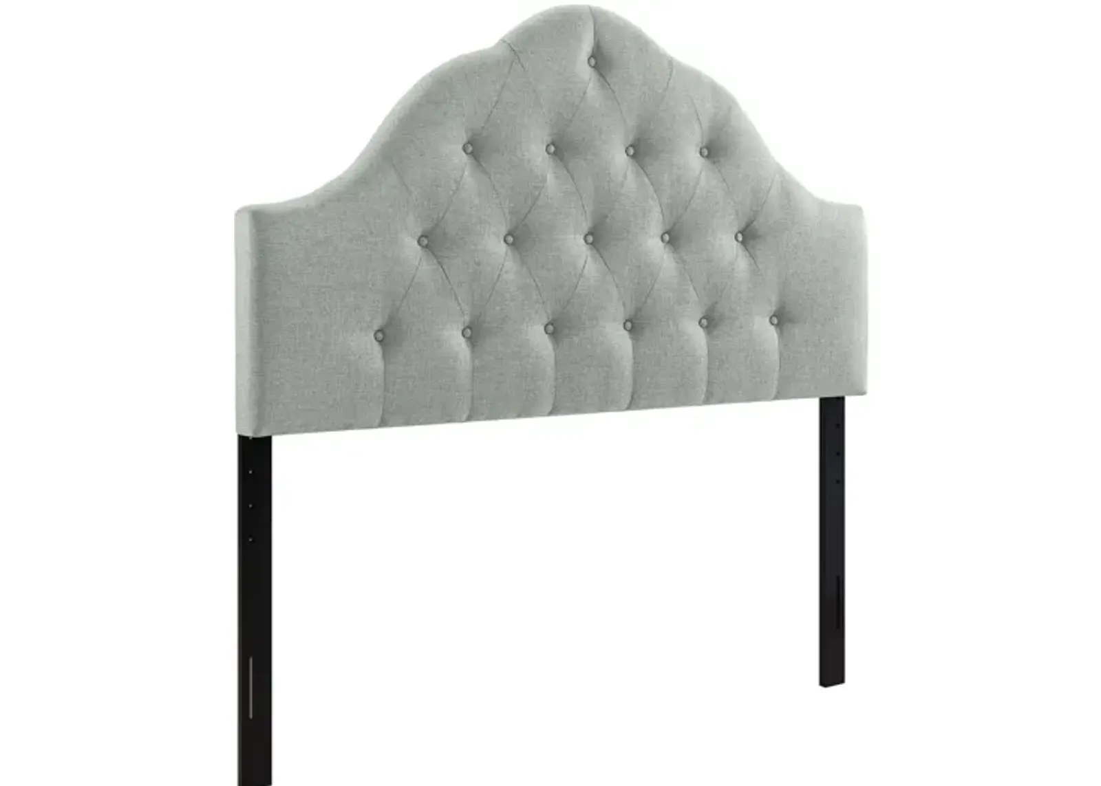 Sovereign Queen Upholstered Fabric Headboard in Grey