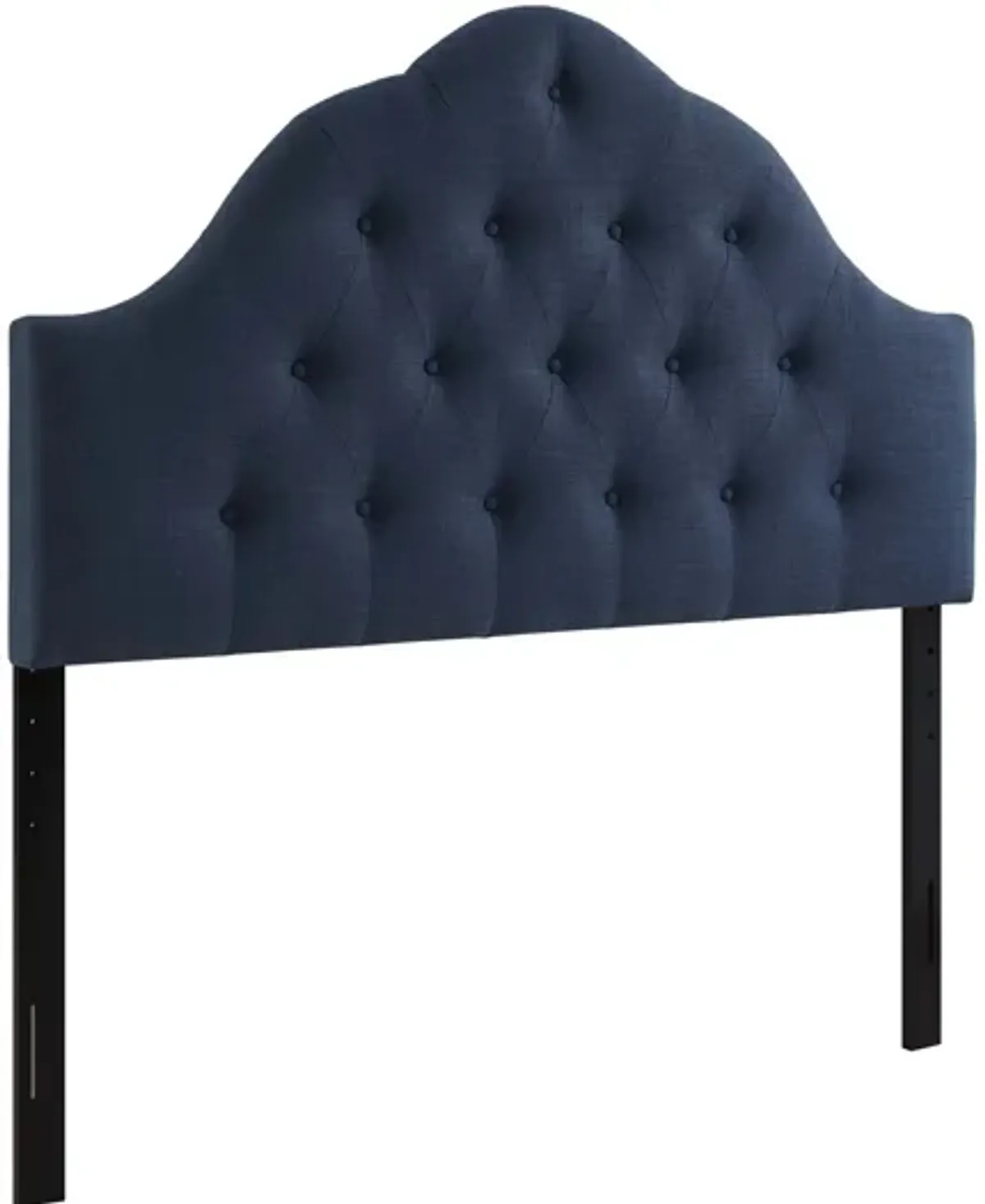 Sovereign Queen Upholstered Fabric Headboard in Navy