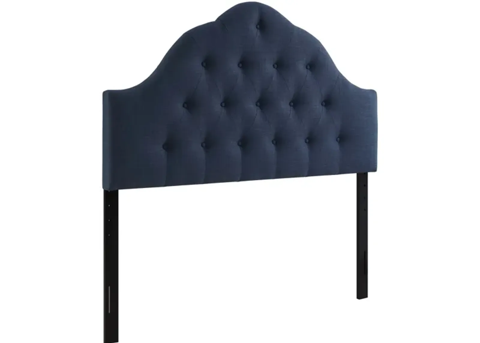 Sovereign Queen Upholstered Fabric Headboard in Navy