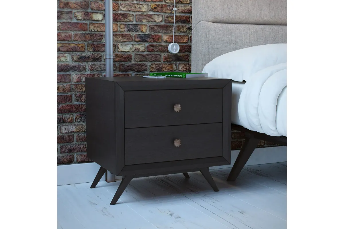 Tracy Nightstand in Black