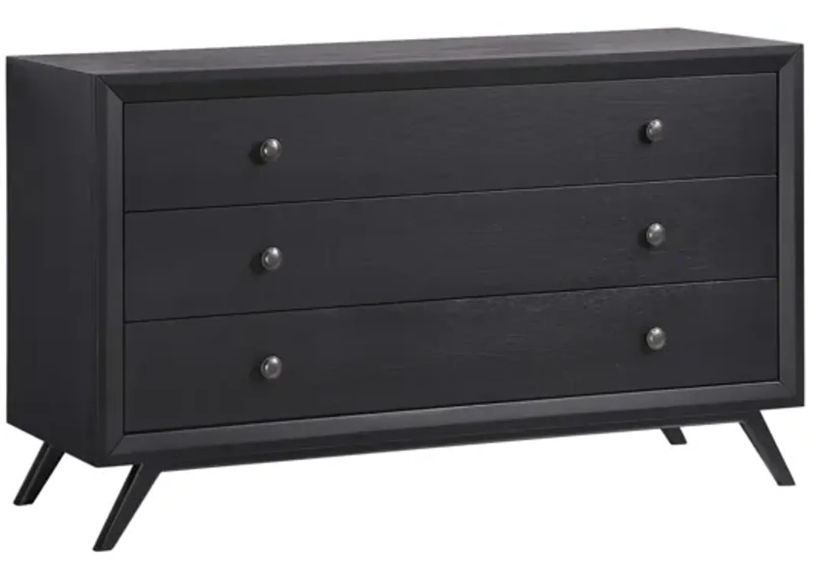 Tracy Wood Dresser in Black