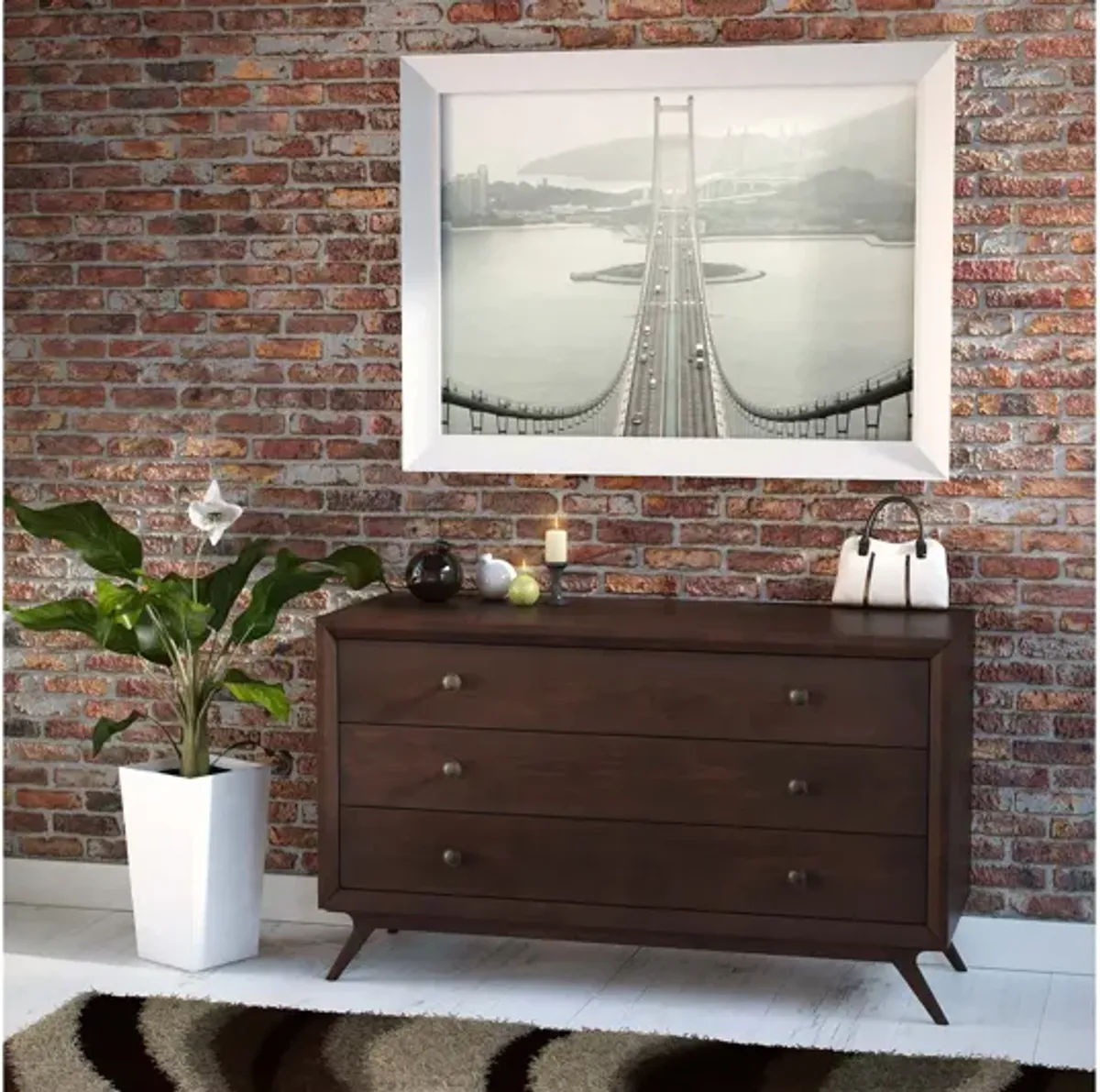 Tracy Wood Dresser in Cappuccino