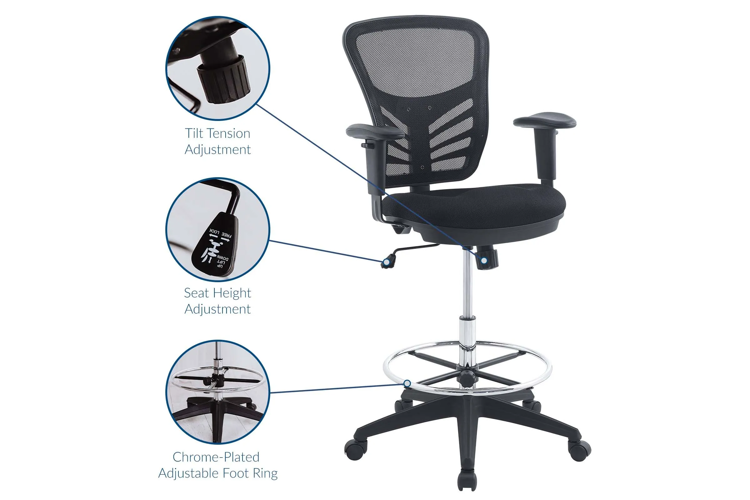 Articulate Drafting Chair