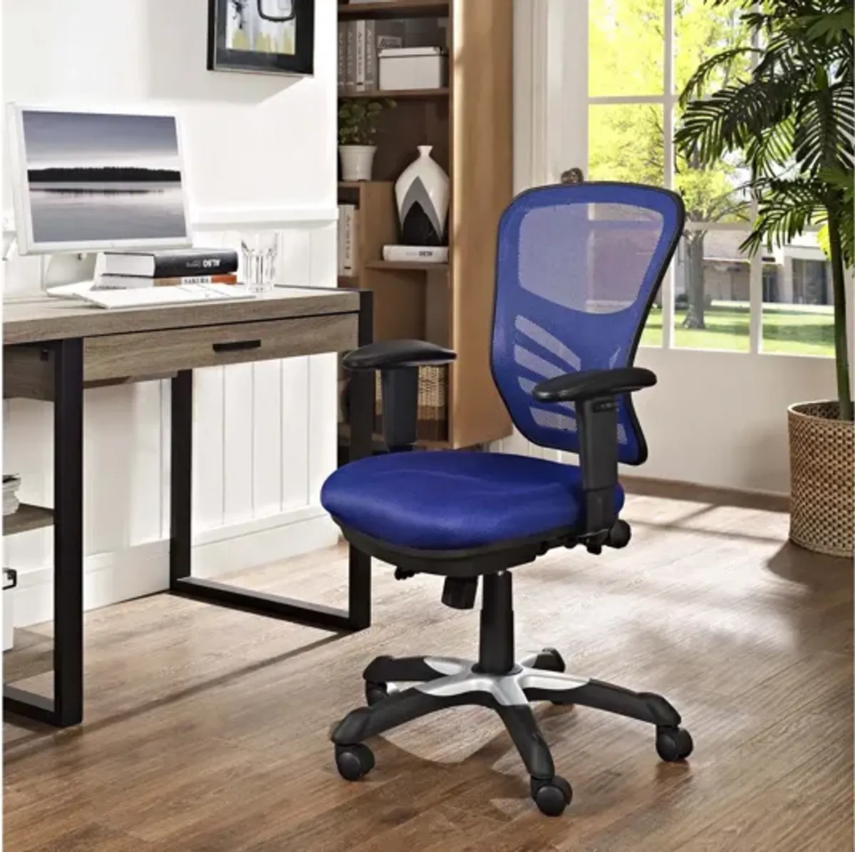 Articulate Mesh Office Chair in Blue