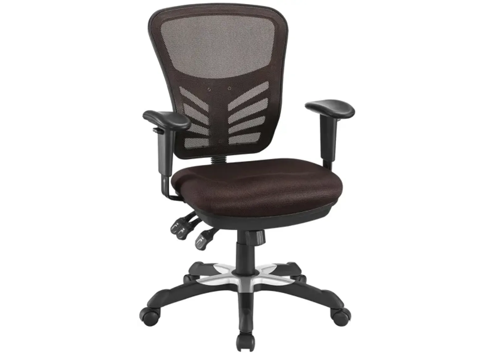 Articulate Mesh Office Chair in Brown