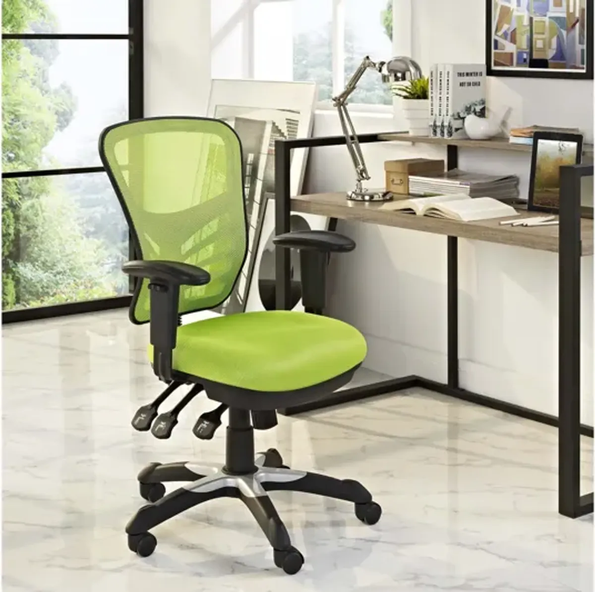 Articulate Mesh Office Chair in Green