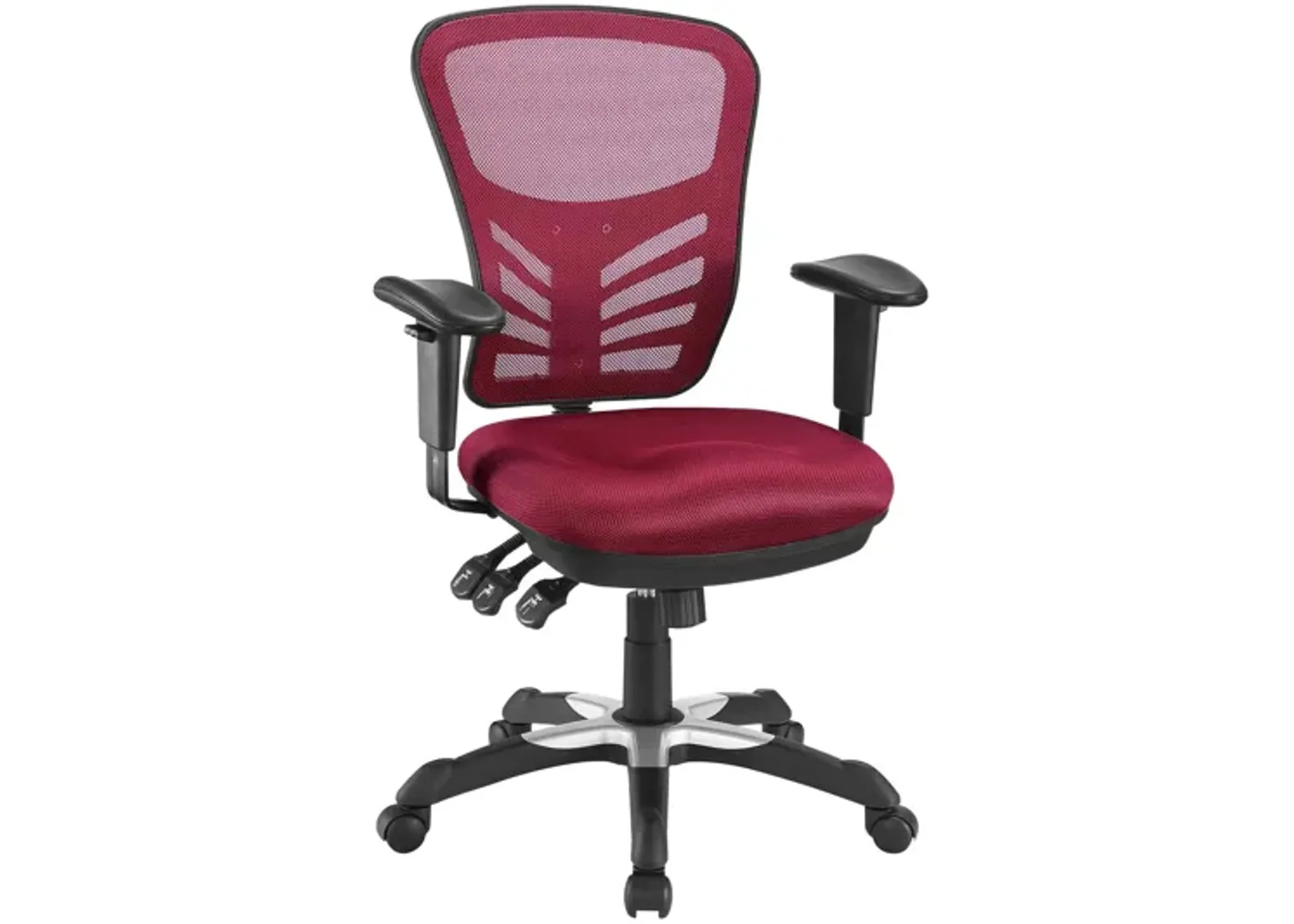 Articulate Mesh Office Chair in Red