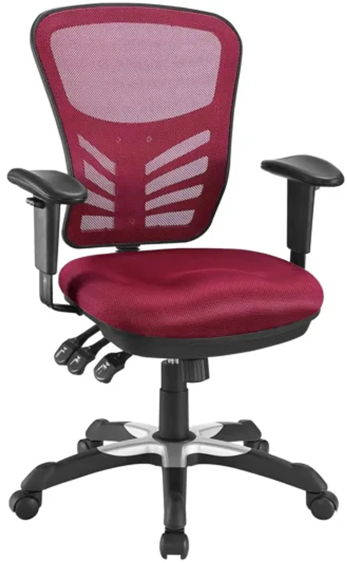 Articulate Mesh Office Chair in Red