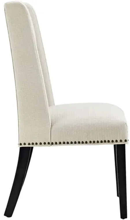 Baron Upholstered Dining Chair in Beige