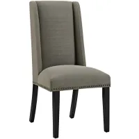Baron Upholstered Dining Chair in Granite