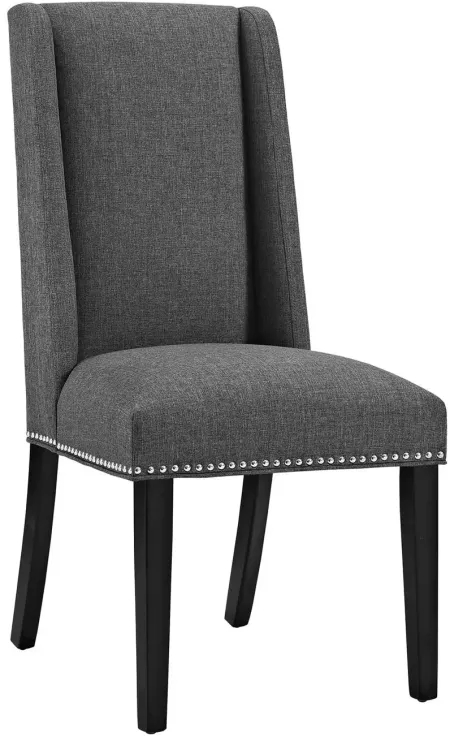 Baron Upholstered Dining Chair in Grey