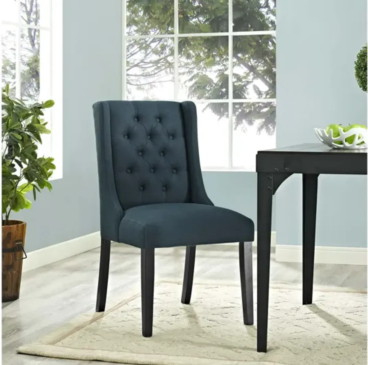 Baronet Upholstered Dining Chair in Azure