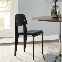 Cabin Dining Side Chair in Black
