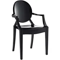 Casper Dining Armchair in Black