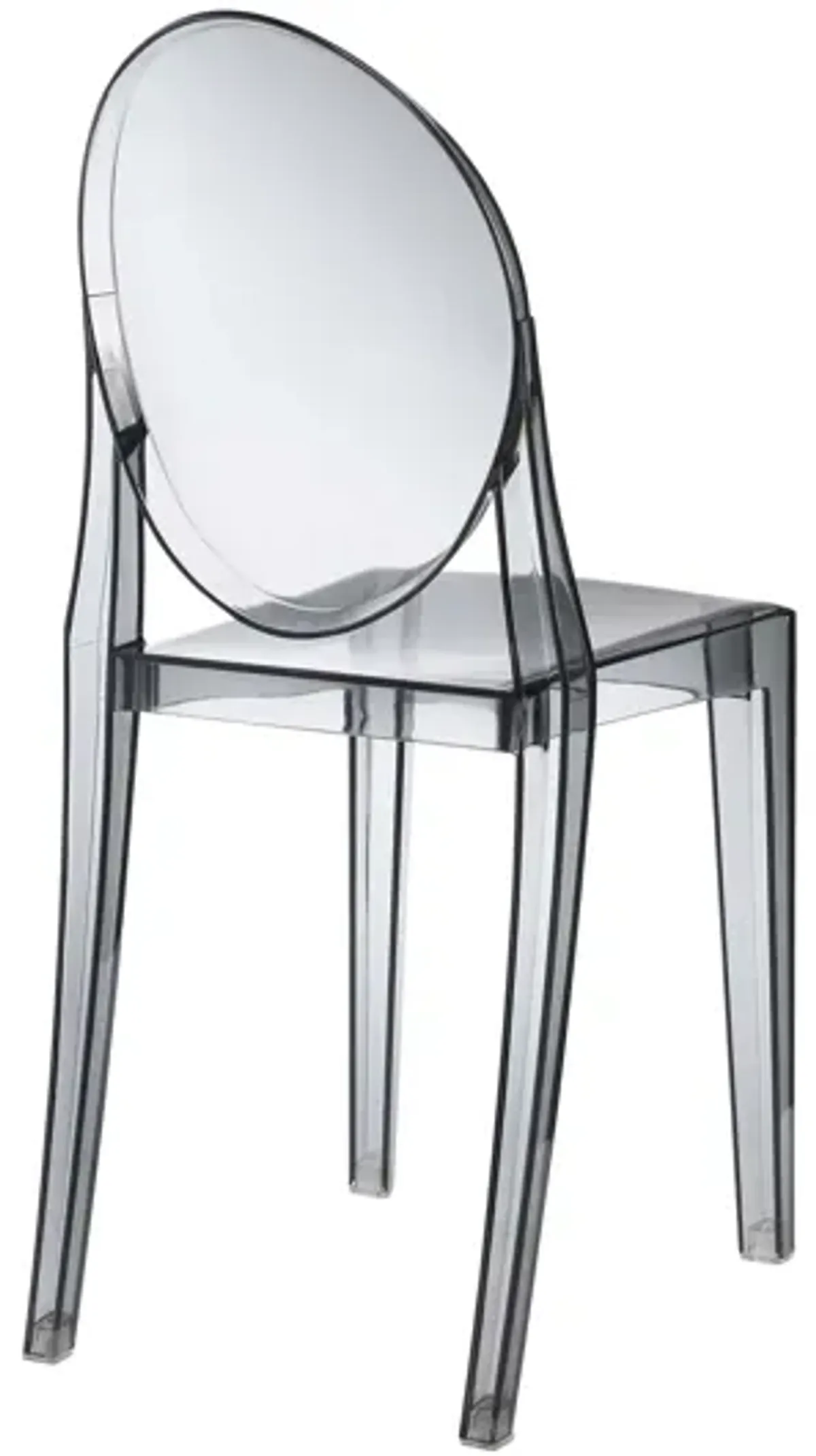 Casper Dining Side Chair in Smoked Clear