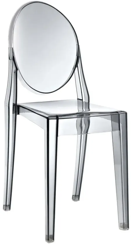 Casper Dining Side Chair in Smoked Clear