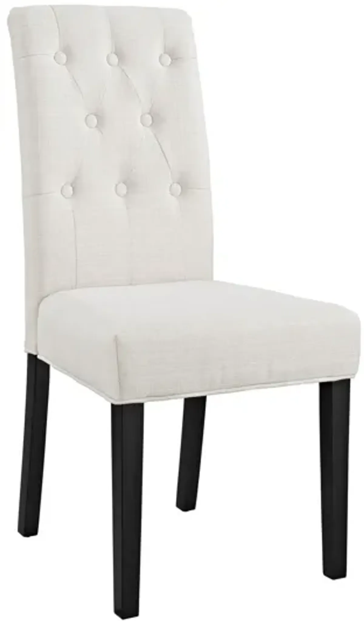 Confer Dining Fabric Side Chair in Beige