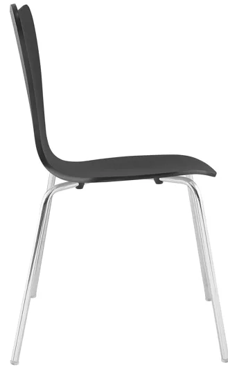 Ernie Dining Side Chair in Black