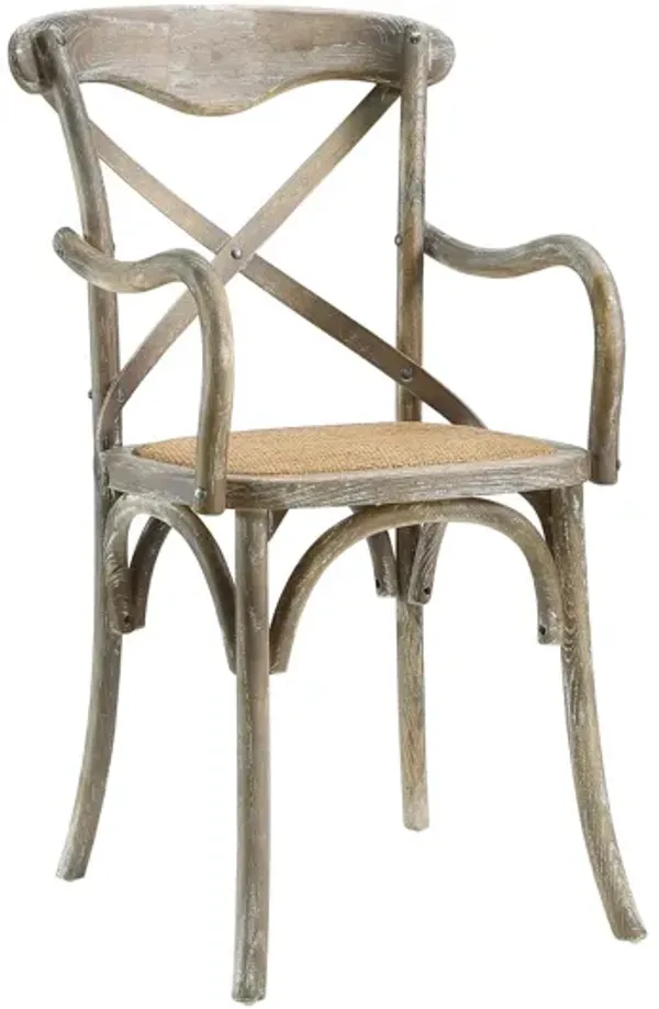 Gear Dining Armchair in Grey