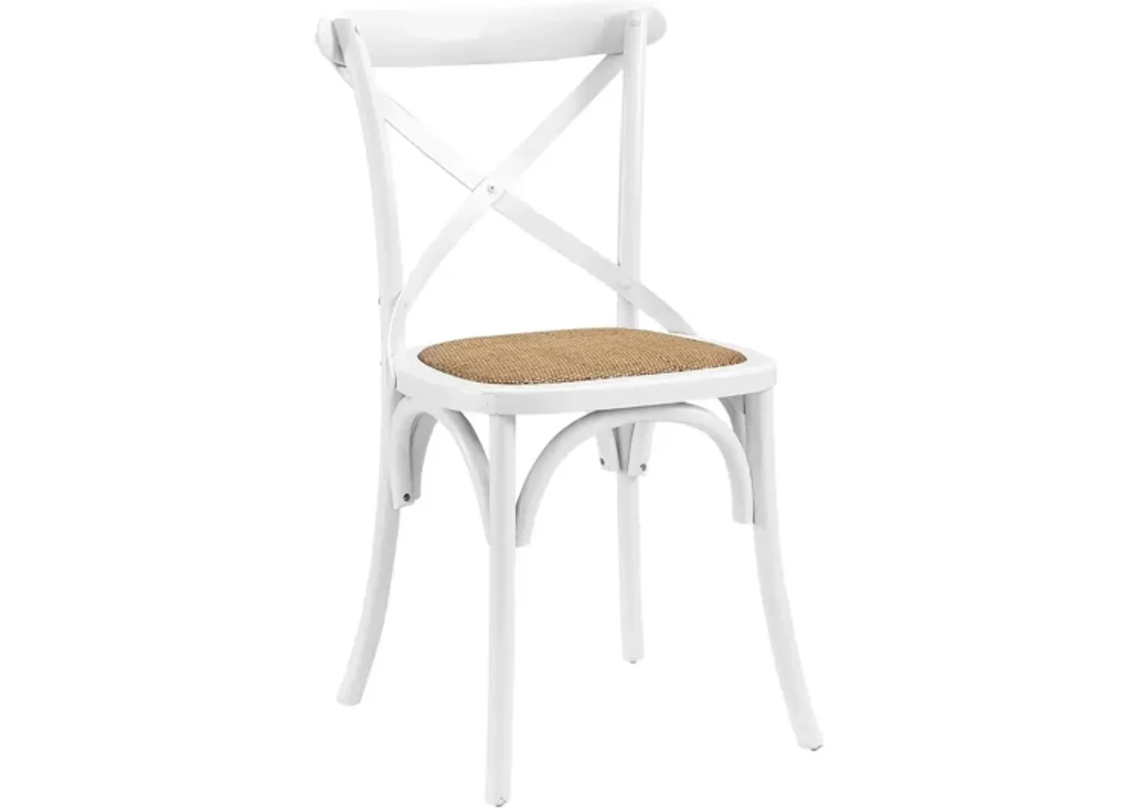 Gear Dining Side Chair in White