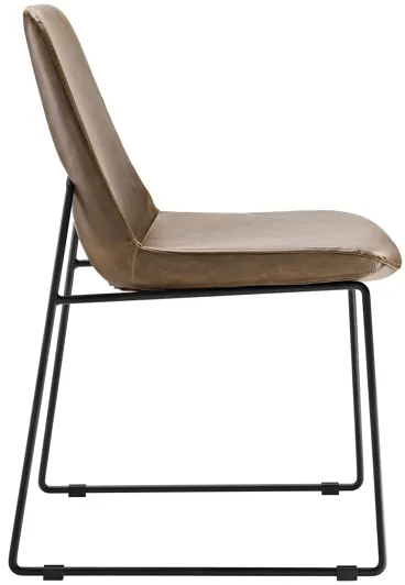 Invite Dining Side Chair in Brown