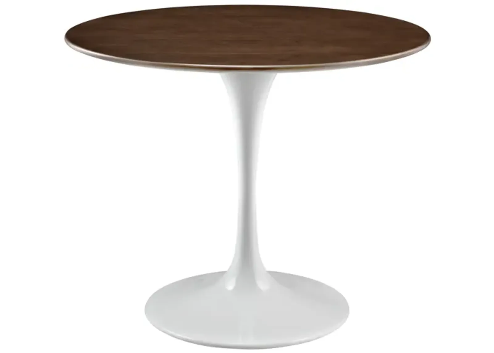 Lippa 36" Round Walnut Dining Table