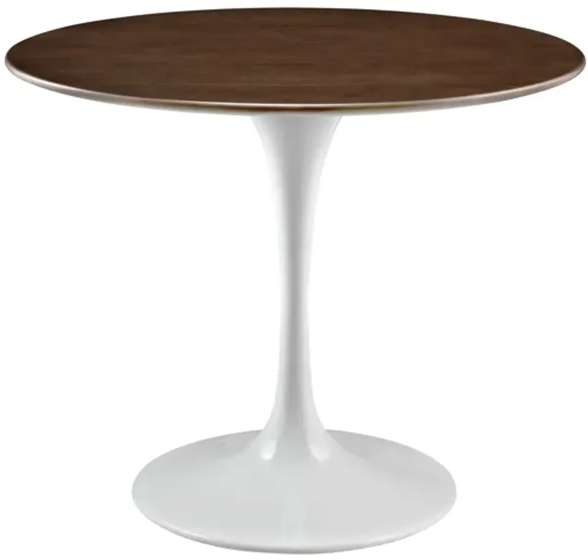 Lippa 36" Round Walnut Dining Table