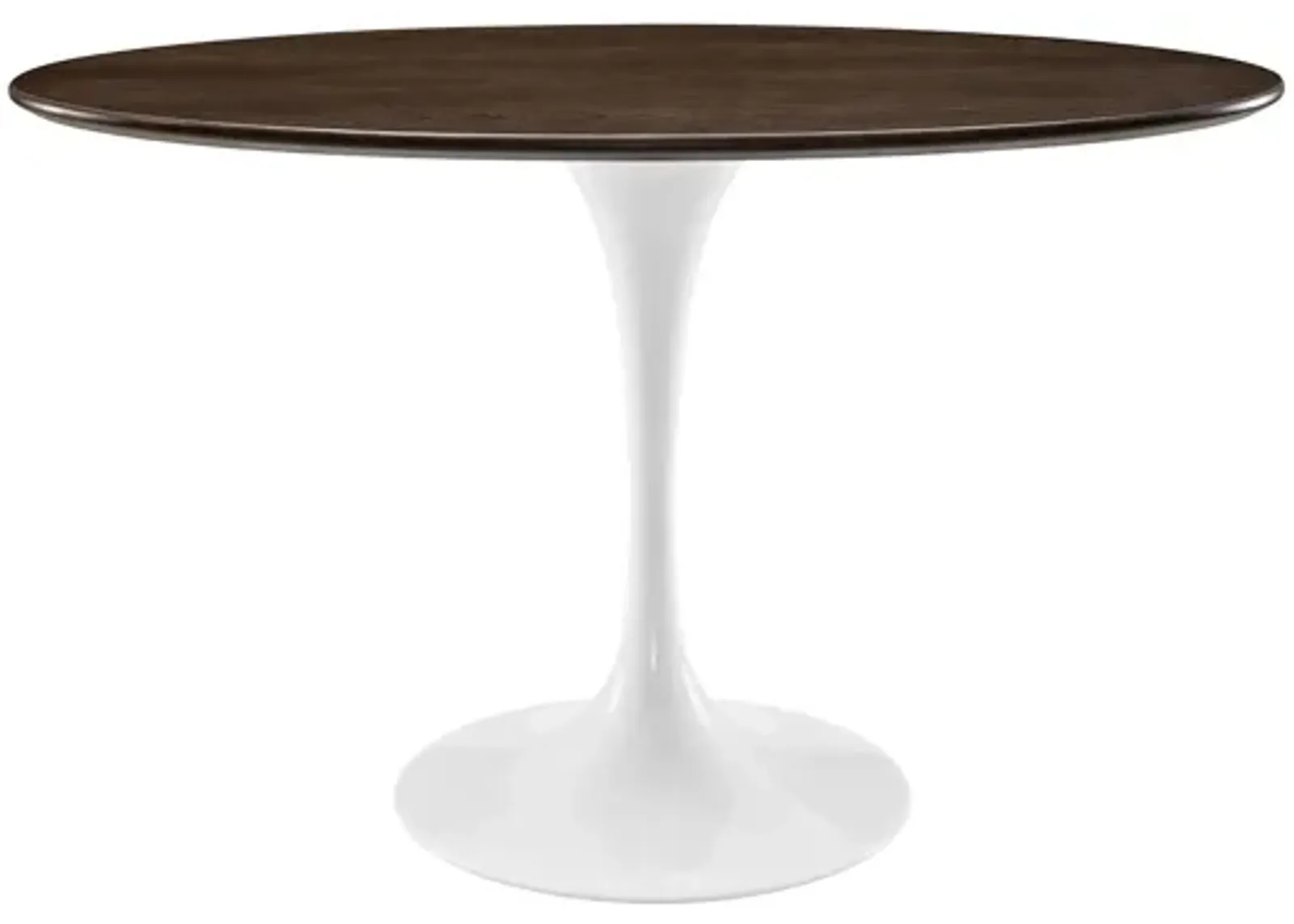 Lippa 48" Oval Walnut Dining Table