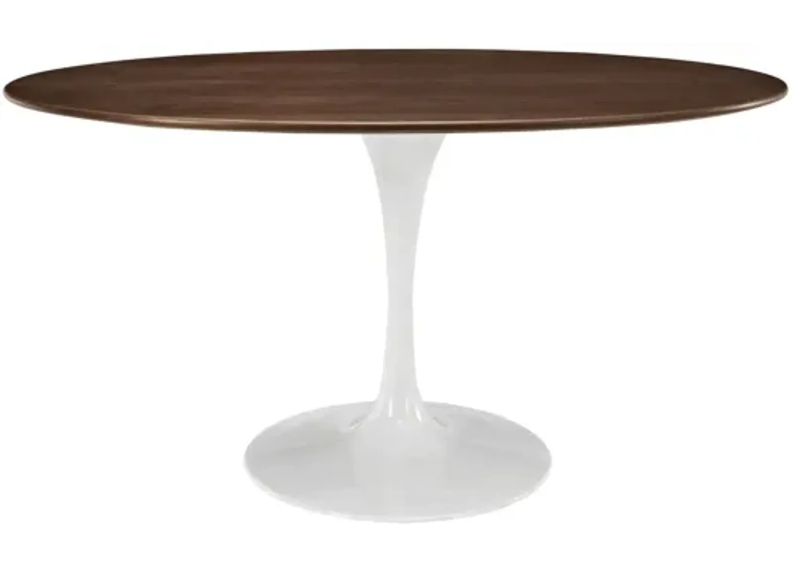 Lippa 60" Oval Walnut Dining Table