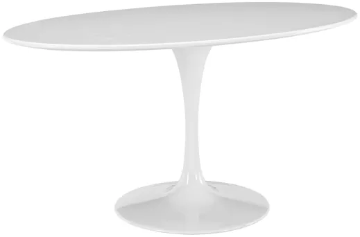 Lippa 60" Oval Wood Top Dining Table