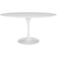 Lippa 60" Oval Wood Top Dining Table