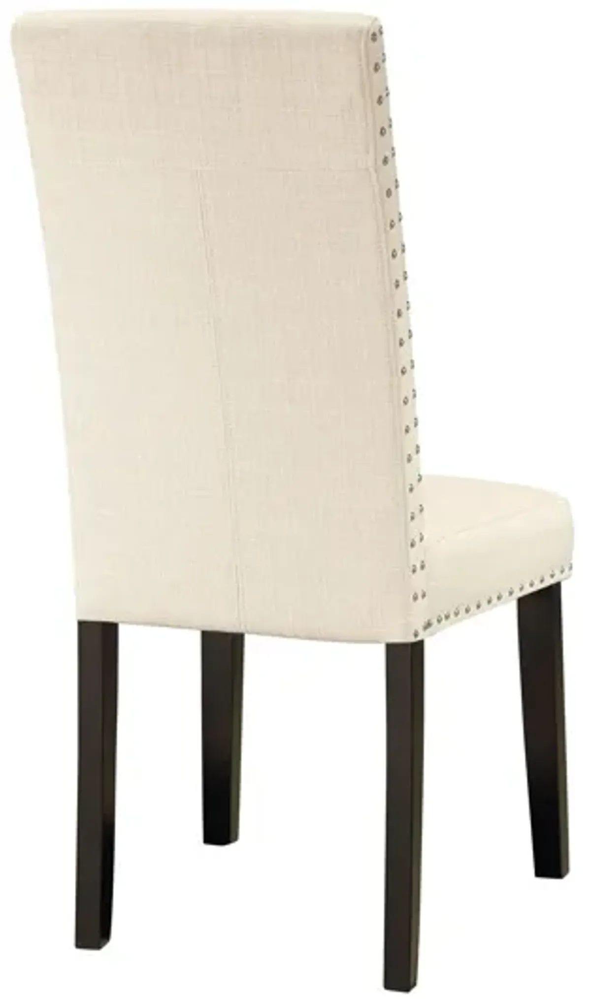 Parcel Dining Fabric Side Chair in Beige