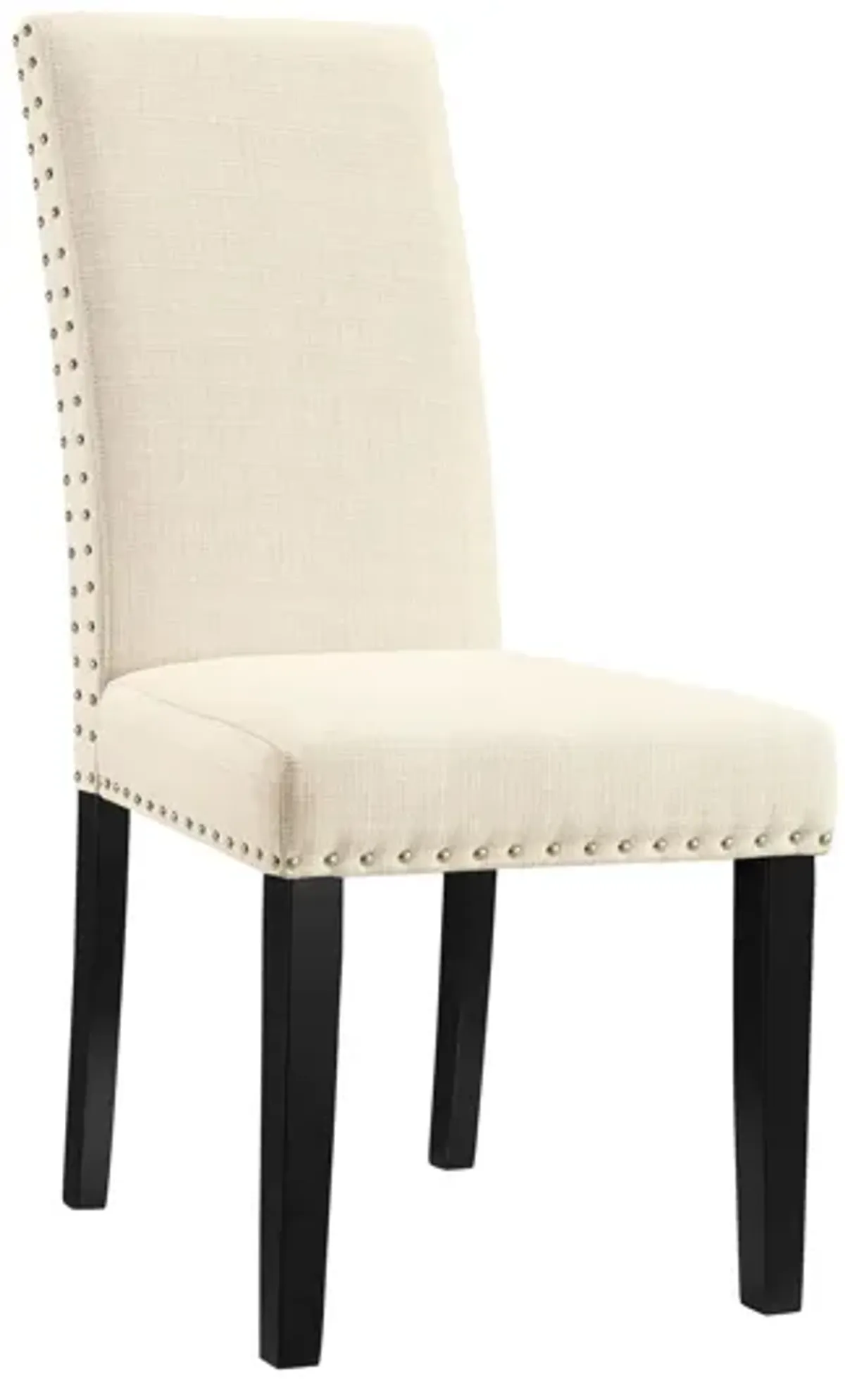 Parcel Dining Fabric Side Chair in Beige