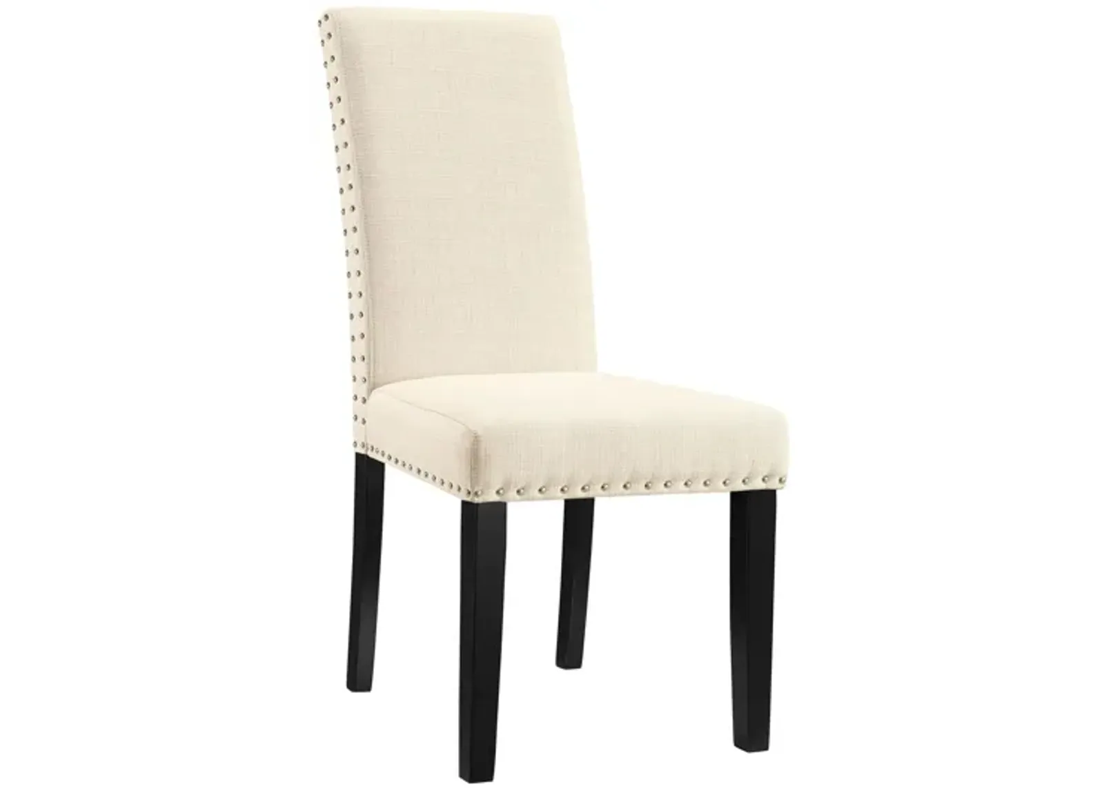 Parcel Dining Fabric Side Chair in Beige