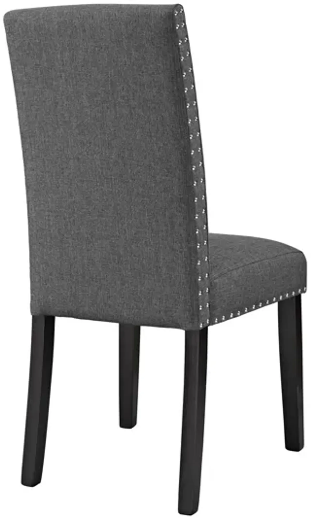 Parcel Dining Fabric Side Chair in Gray