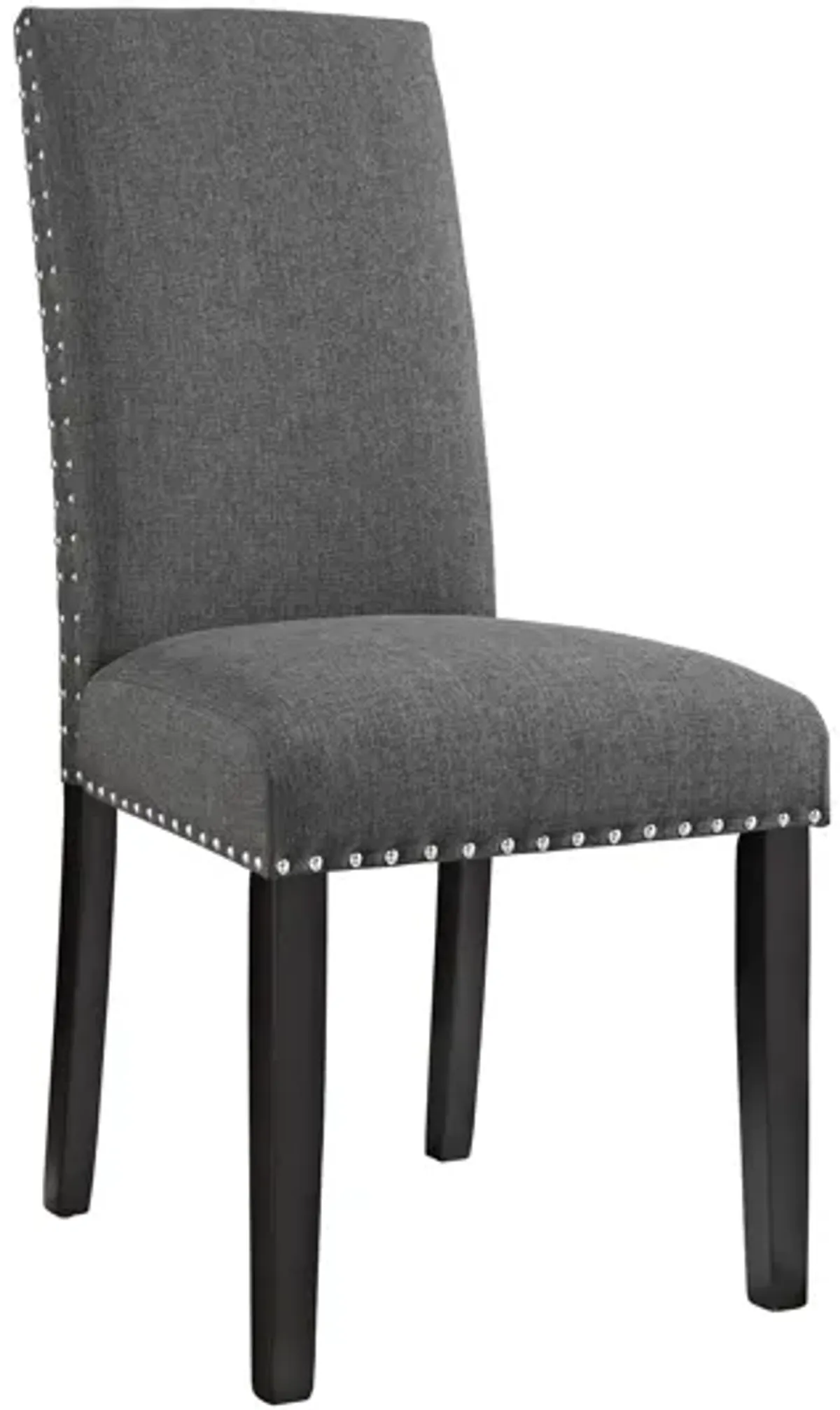 Parcel Dining Fabric Side Chair in Gray