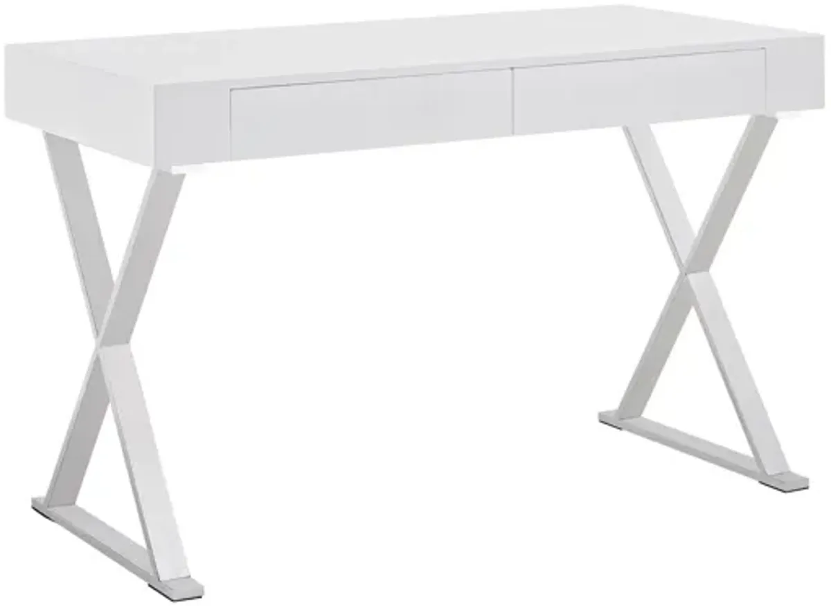 Sector Office Desk in White