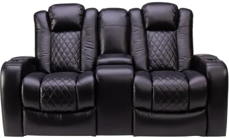 Marcus Dual Power Reclining Console Loveseat