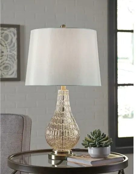 Latoya Glass Table Lamp by Ashley