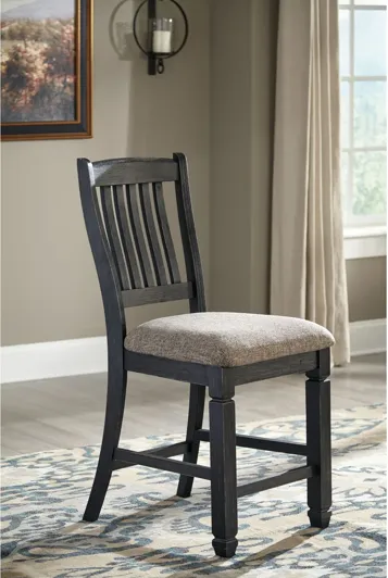 Tyler Creek Upholstered Barstool Set of 2 by Ashley