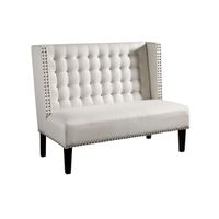 Beauland Tufted Back Accent Bench in Ivory by Ashley