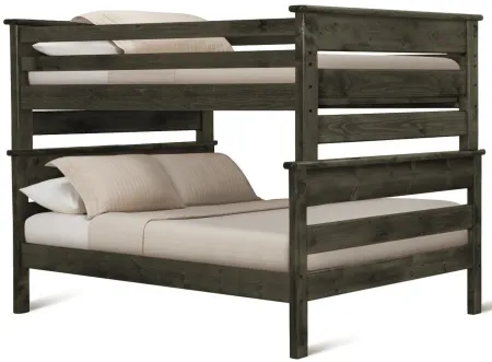 Laguna Grey Full-Over-Full Bunk Bed