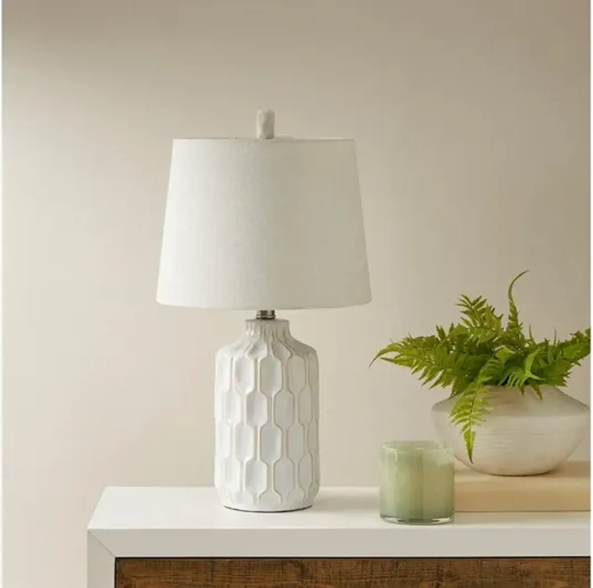 Contour Table Lamp by INK+IVY