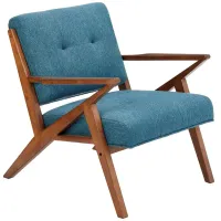 Rocket Lounge Chair in Blue by INK+IVY
