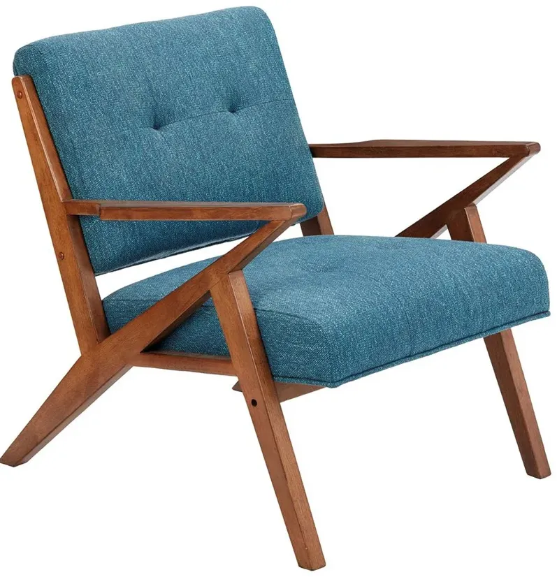 Rocket Lounge Chair in Blue by INK+IVY