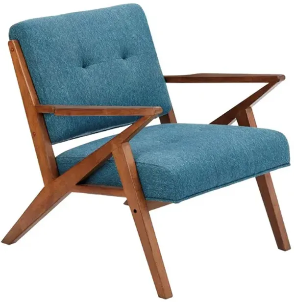 Rocket Lounge Chair in Blue by INK+IVY