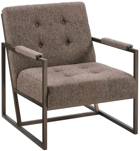 Waldorf Lounge Chair in Brown by INK+IVY